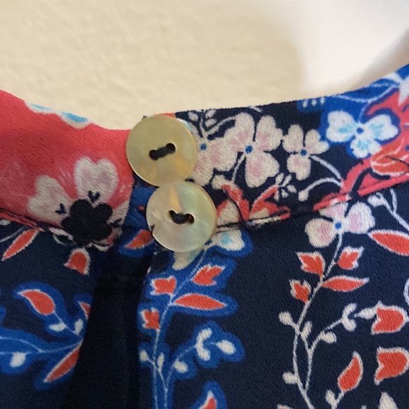 DR2- Floral MIDI Dress w/ Pleating Sz 2, Summer dress - Picture 7 of 7